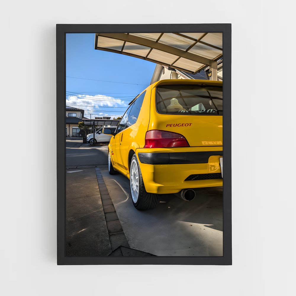 Poster GTI en Ville – affiche Peugeot (vue 2)